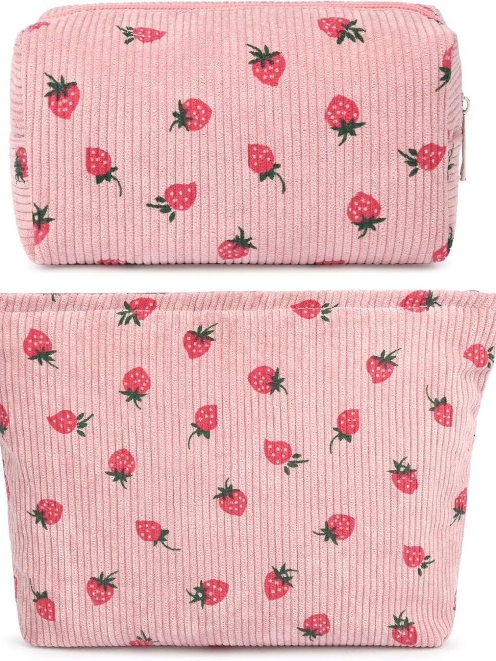 2 Pcs Makeup Bag Large Cosmetic Bag Toiletry Bag Makeup Pouch Travel Bag Organiz